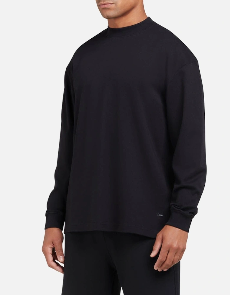 Long Sleeve Oversized Interlock T-Shirt