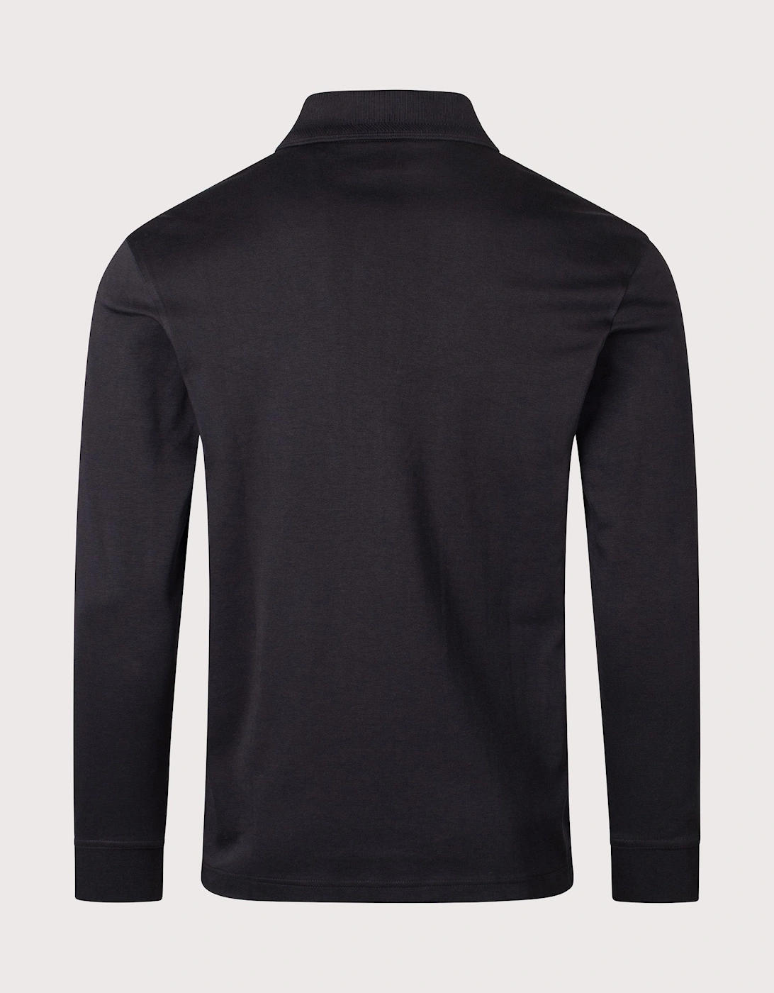 Piqué Interlock Long Sleeve Polo Shirt