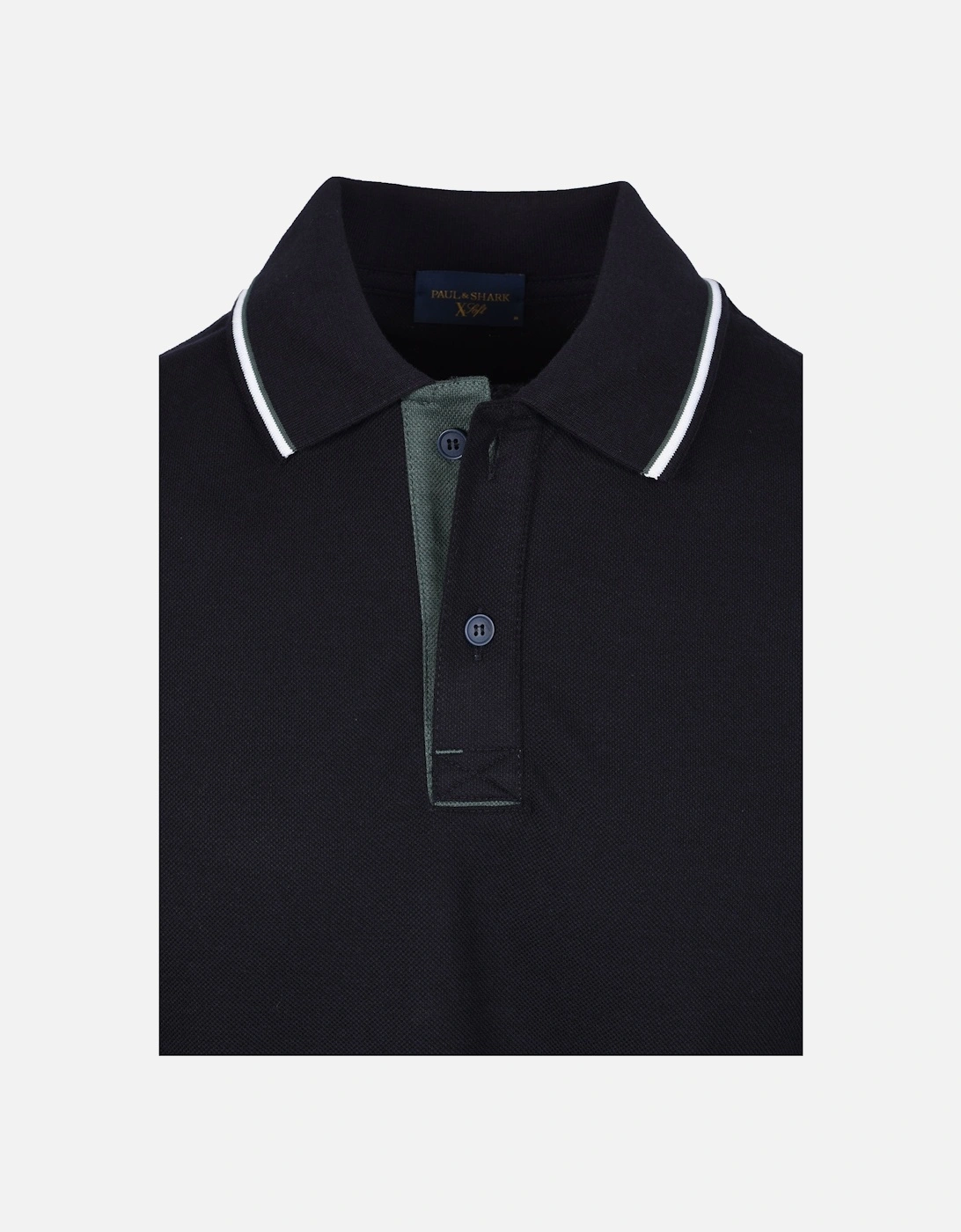 Tipped Polo Shirt Navy