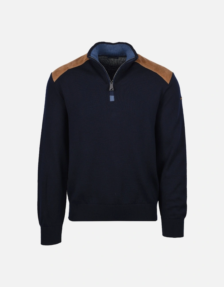 Half Zip Knitwear navy
