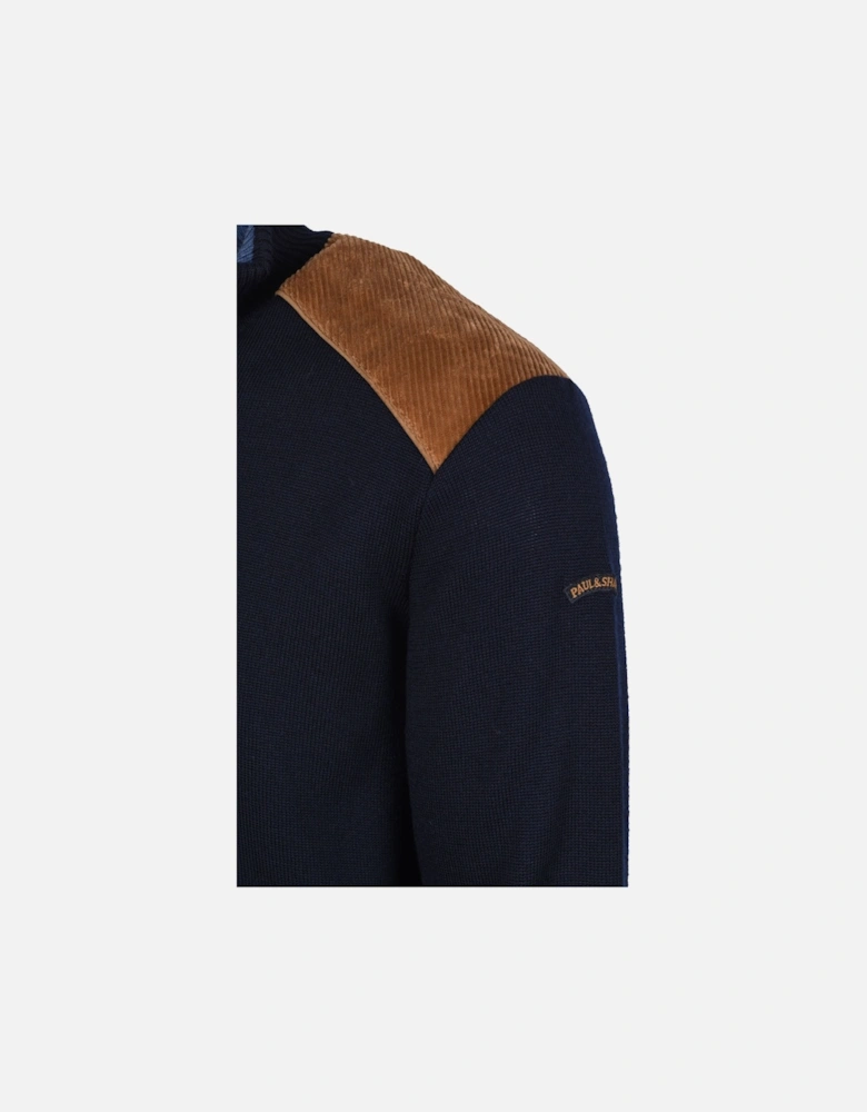 Half Zip Knitwear navy