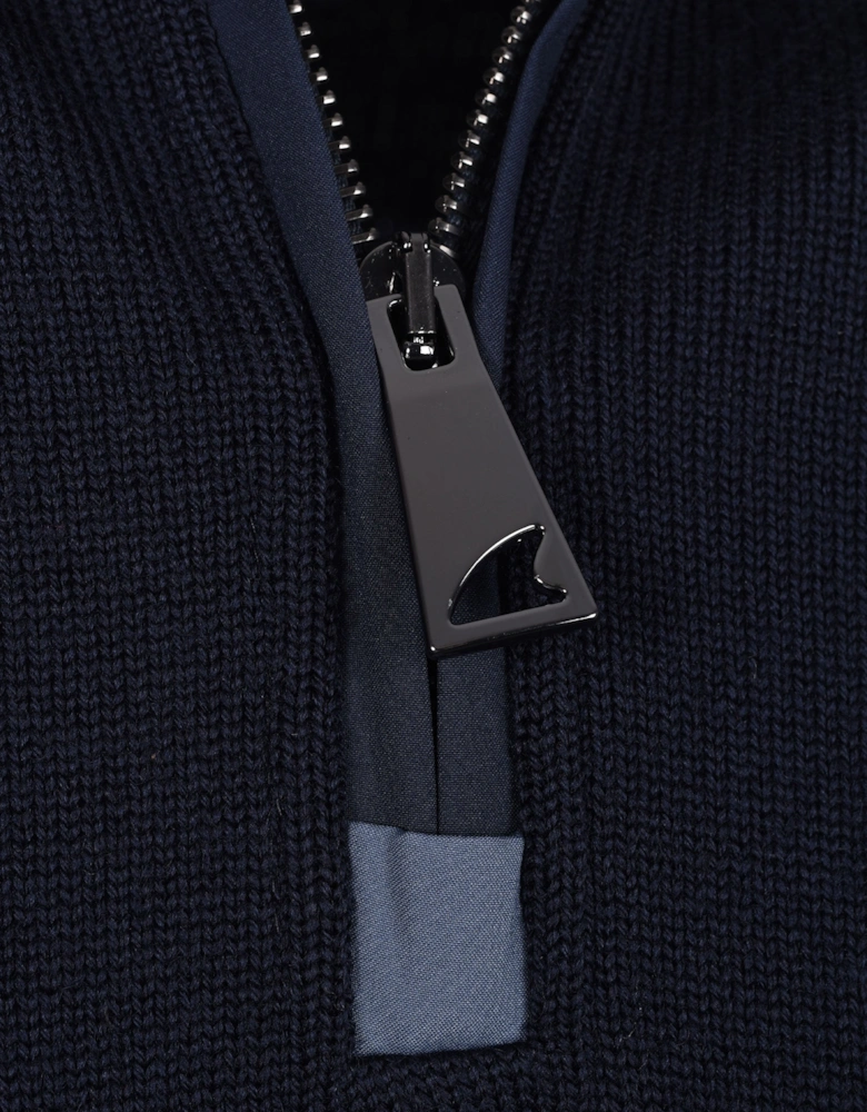Half Zip Knitwear navy