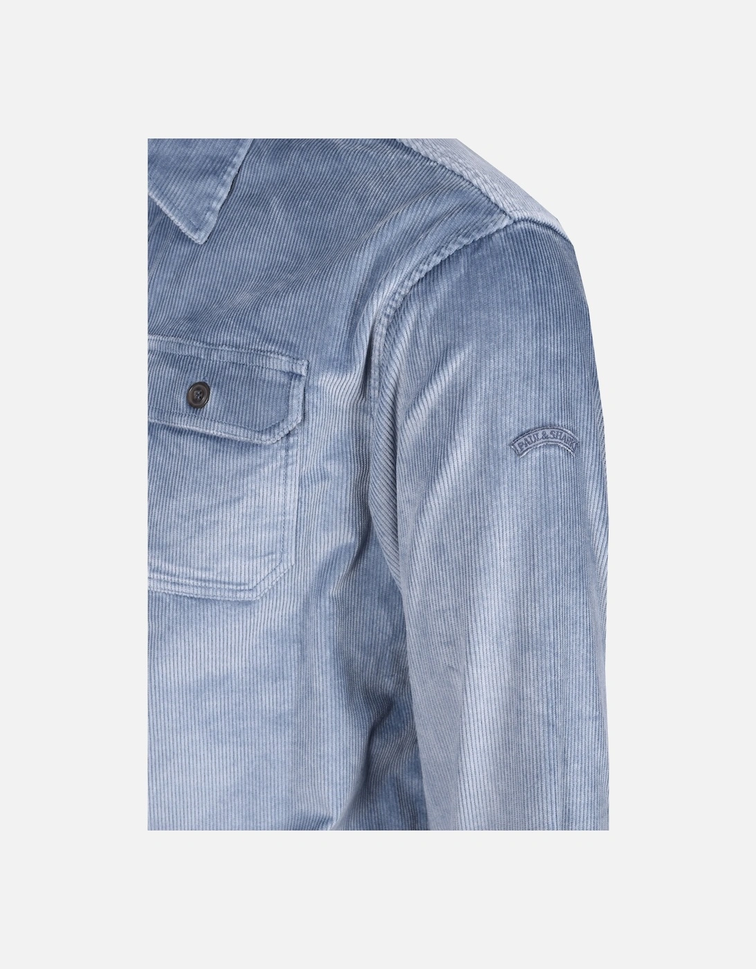 Corduroy Overshirt Light Blue
