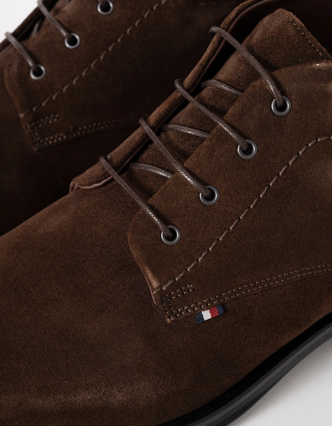 Corporate Hilfiger Mens Short Suede Boots - Cocoa