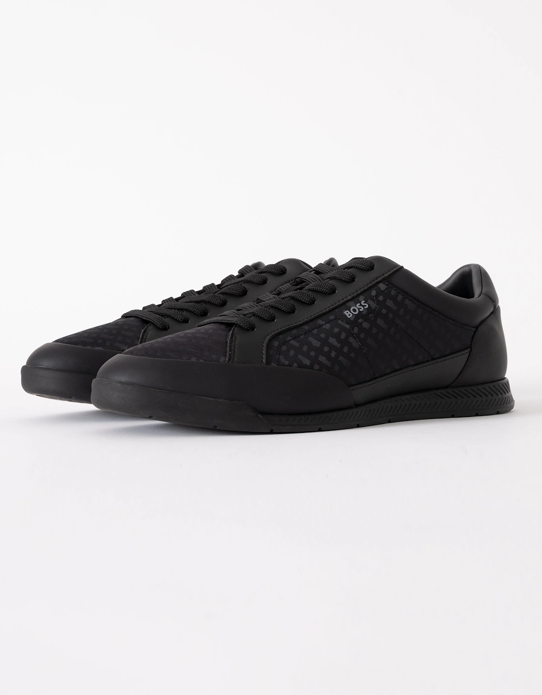 BOSS Orange Nitan_Tenn_mn Mens Trainers - Black 005, 2 of 1