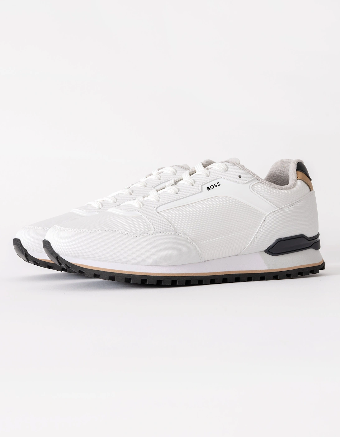 BOSS Orange Parkour-L_Runn_txhf Mens Trainers - Open White 122, 2 of 1