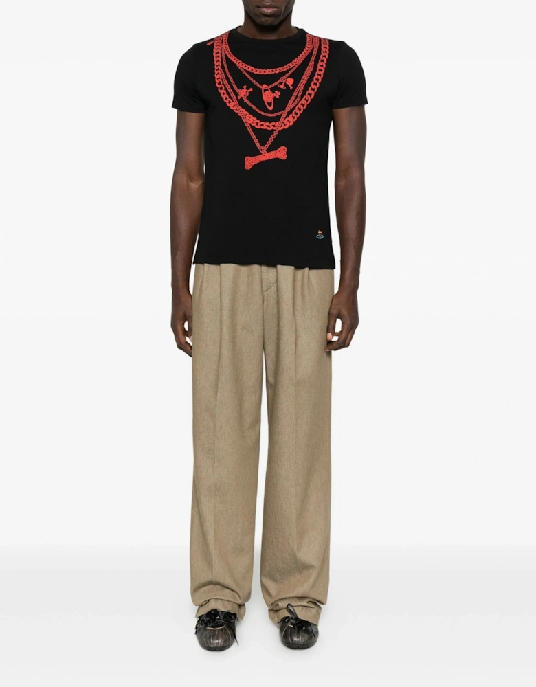 Chain Peru T-shirt Black