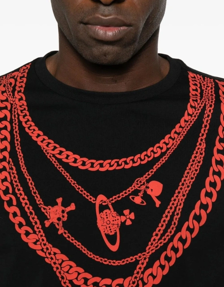 Chain Peru T-shirt Black