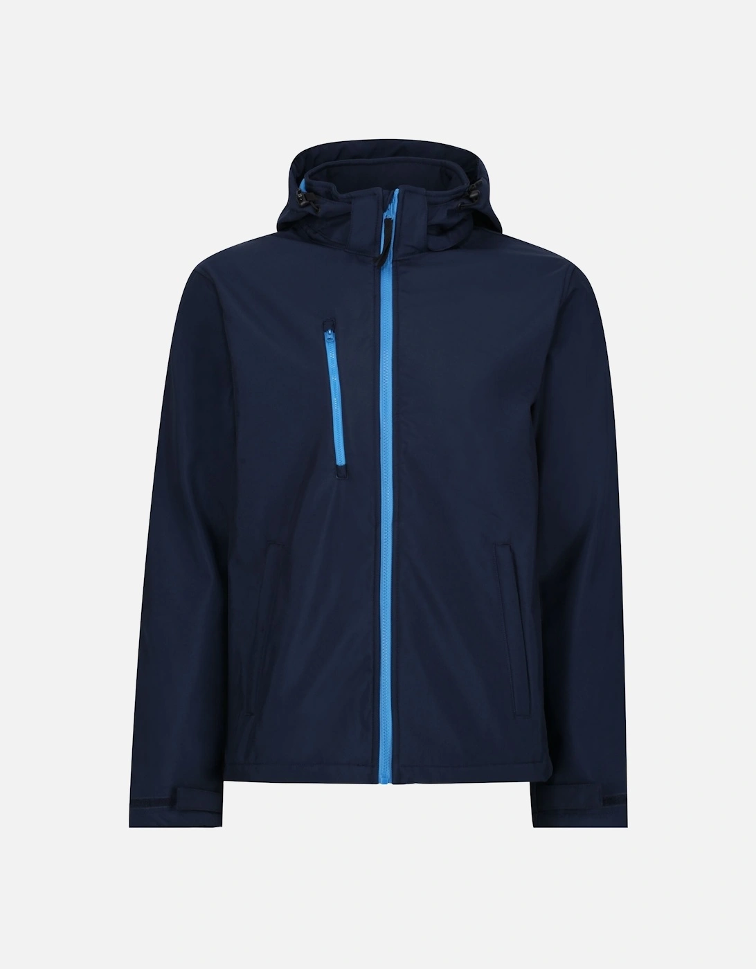 Mens Venturer 3 Layer Hooded Soft Shell Jacket, 5 of 4