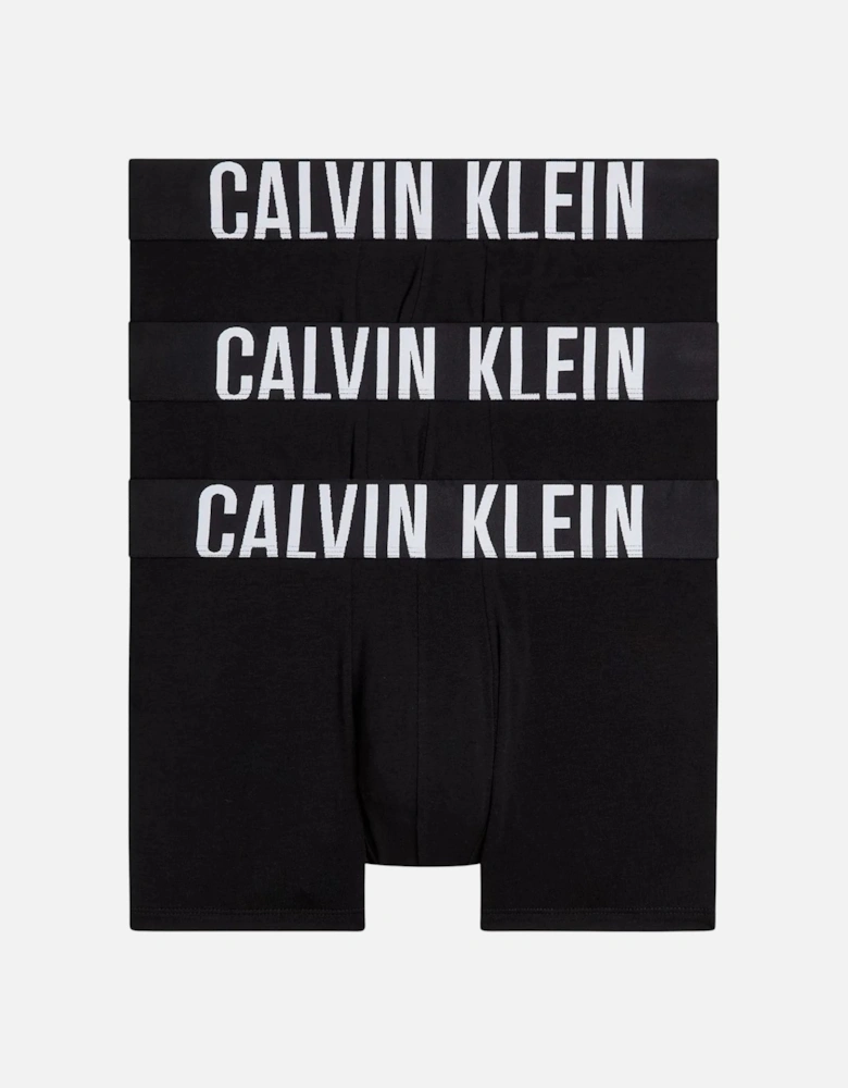 3-Pack Intense Power Boxer Trunks, Black