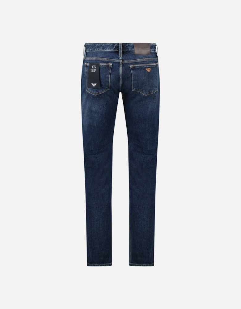 J75 Slim Fit 5 Pocket Jeans Dark Blue