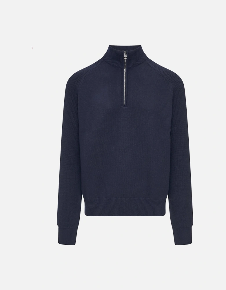 Aspect Zip Jumper Navy