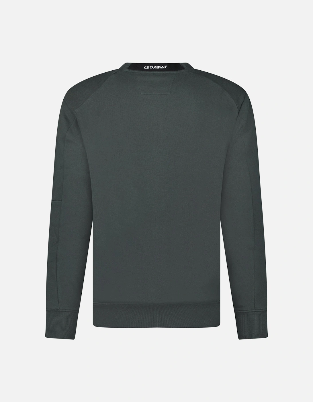 Diagonal Raised Fleece Crewneck Lens Sweatshirt Dark Shadow Grey