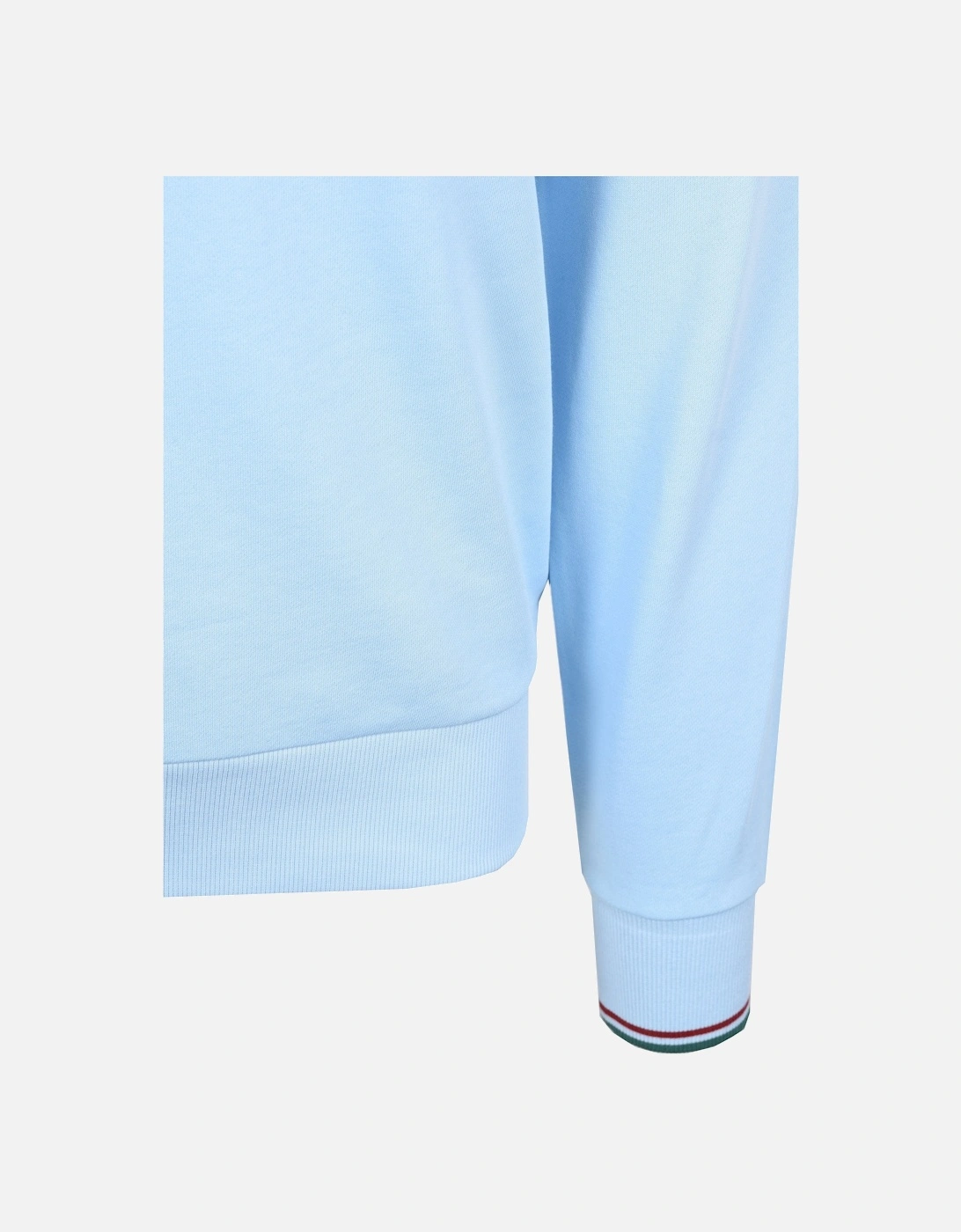 Crew Neck Sweatshirt Track Blue/Burnt Red/Green