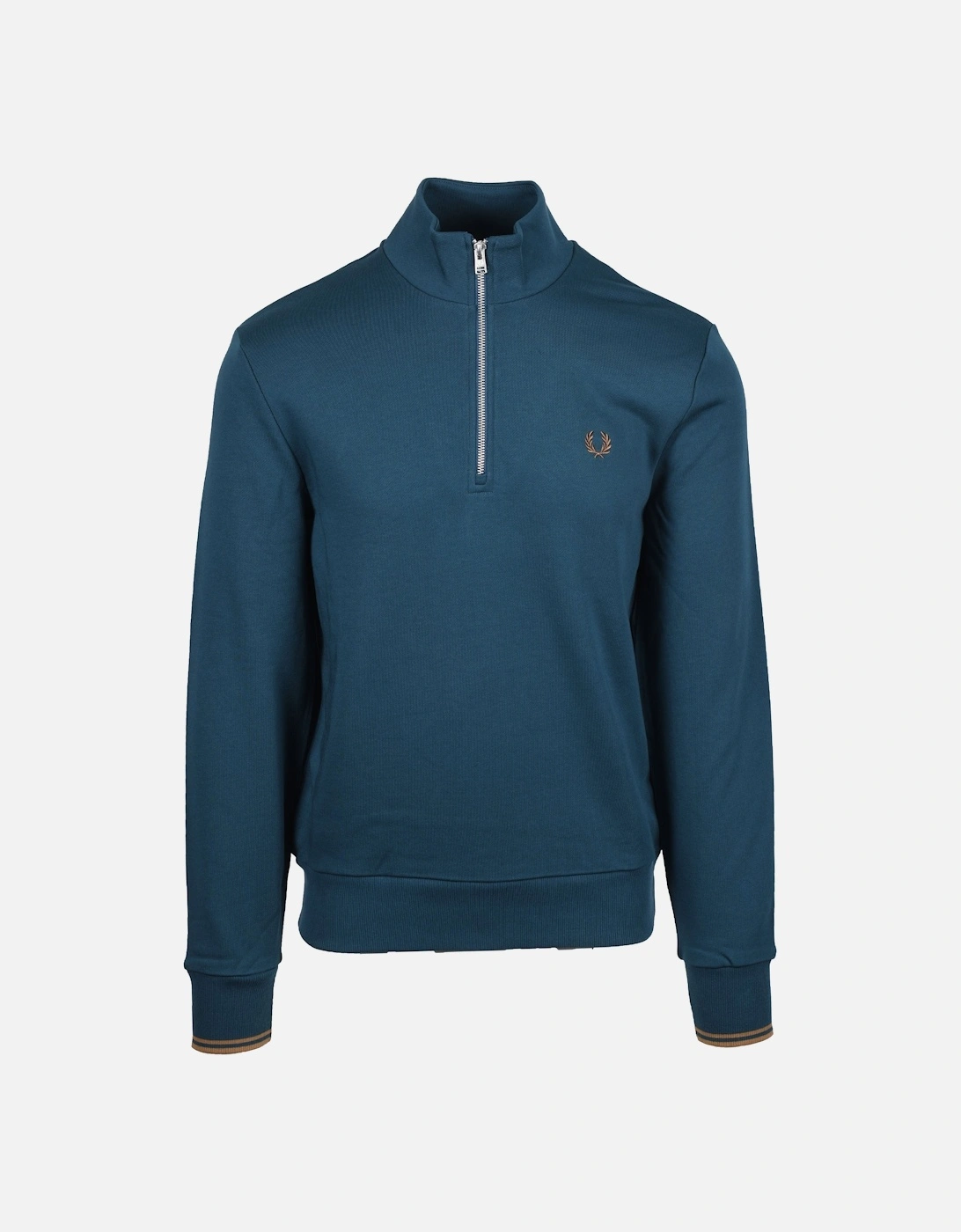 Half Zip Sweatshirt Dark Petrol/Shaded Stone, 5 of 4