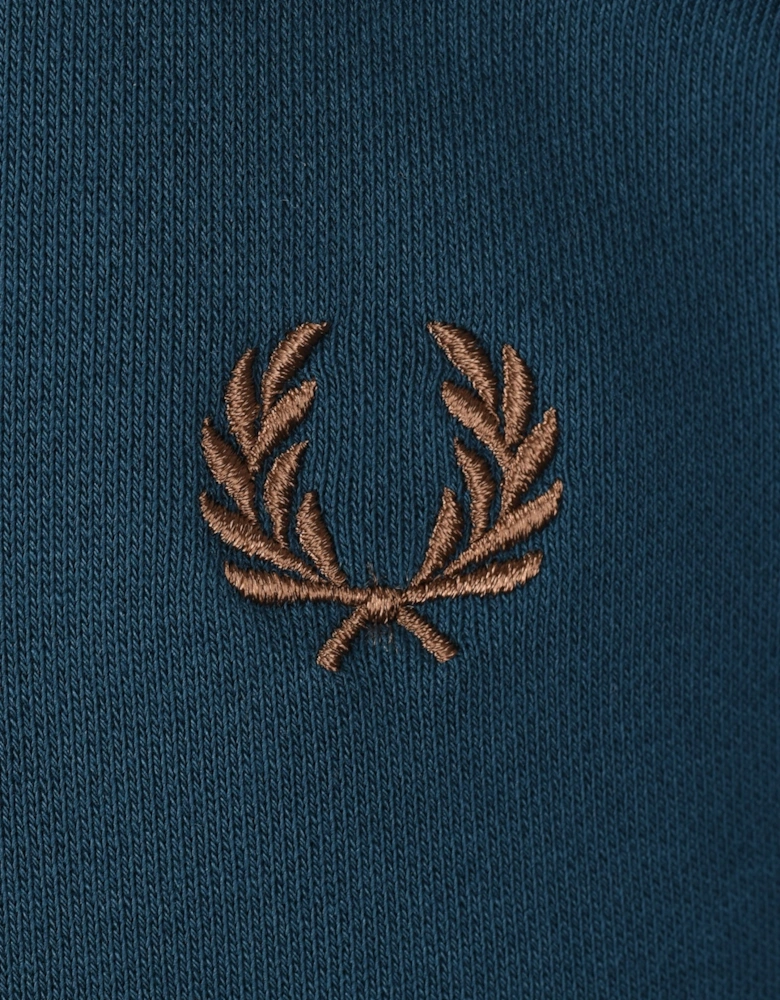 Half Zip Sweatshirt Dark Petrol/Shaded Stone