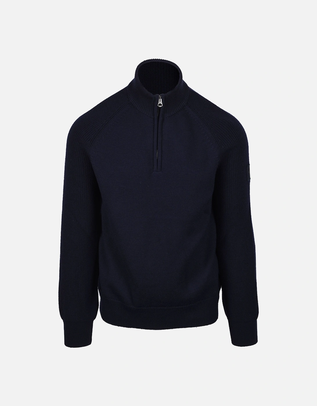 Aspect Half Zip Knitwear Dark Ink, 5 of 4