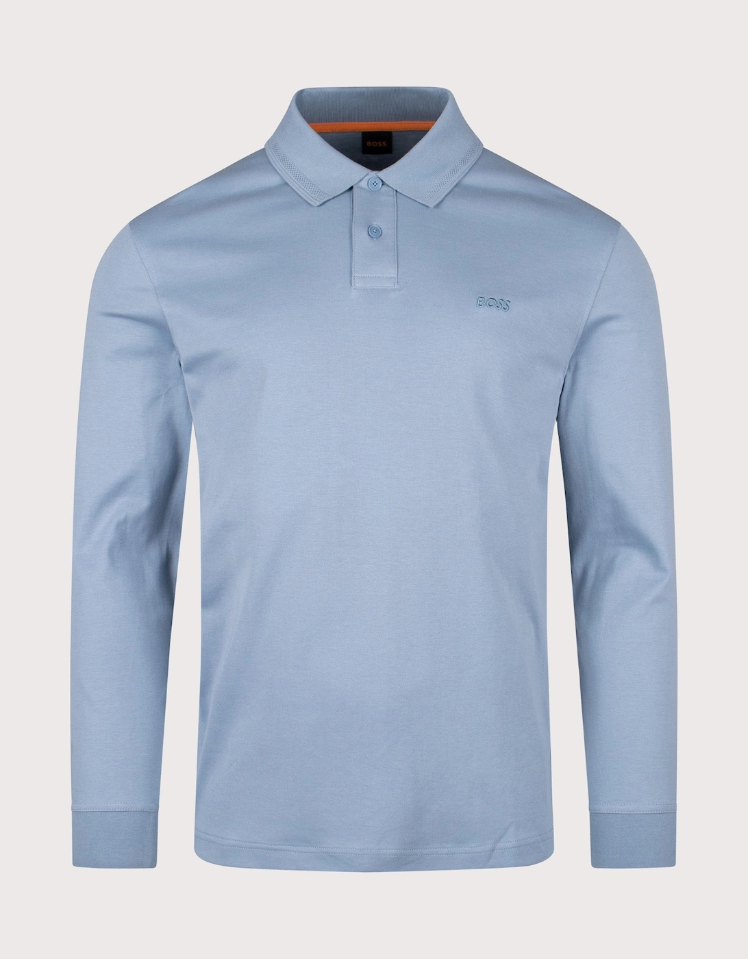 Piqué Interlock Long Sleeve Polo Shirt, 4 of 3