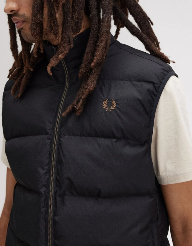 Mens Padded Gilet - Black 102
