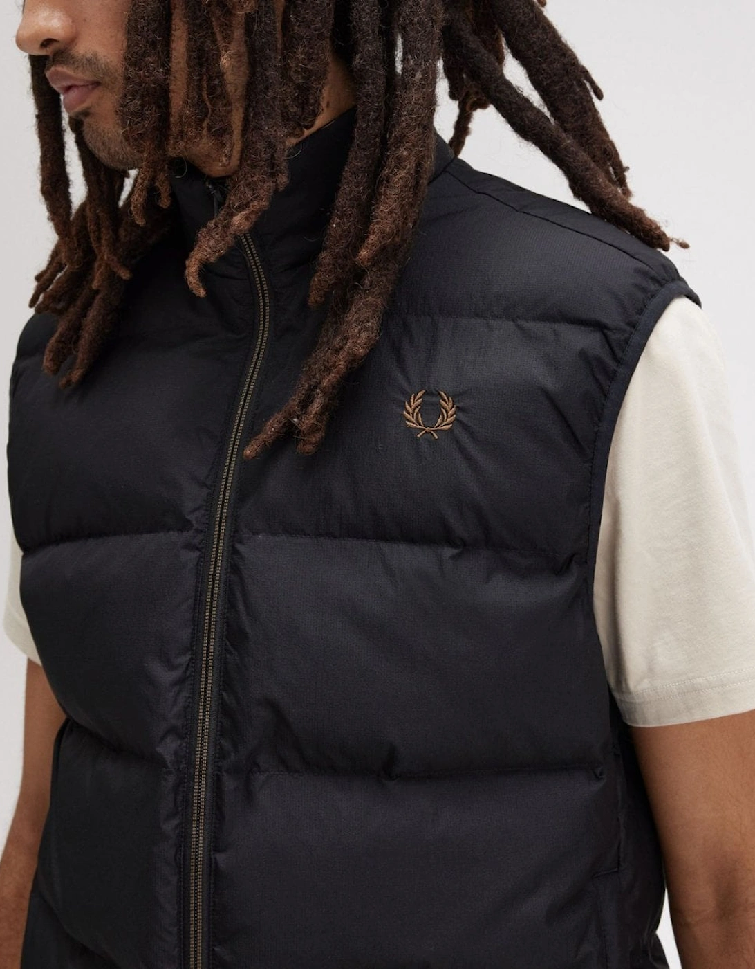 Mens Padded Gilet - Black 102