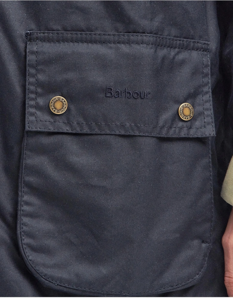 Highclere Womens Wax Jacket - Navy