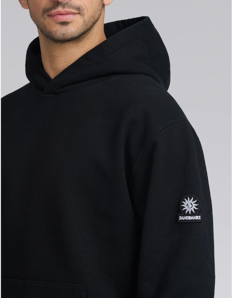 Badge Logo Hoody Black