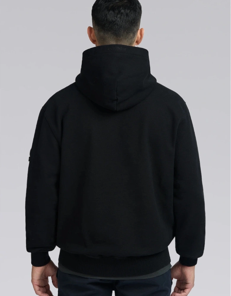 Badge Logo Hoody Black