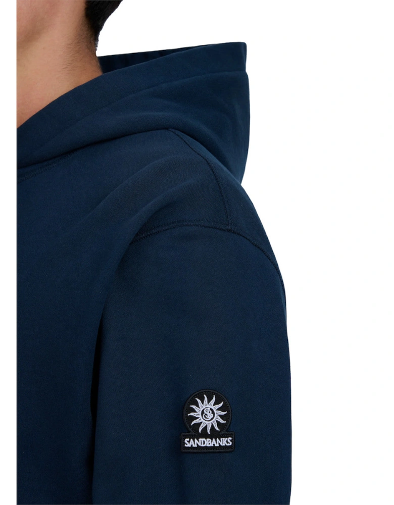 Badge Logo Hoody Navy