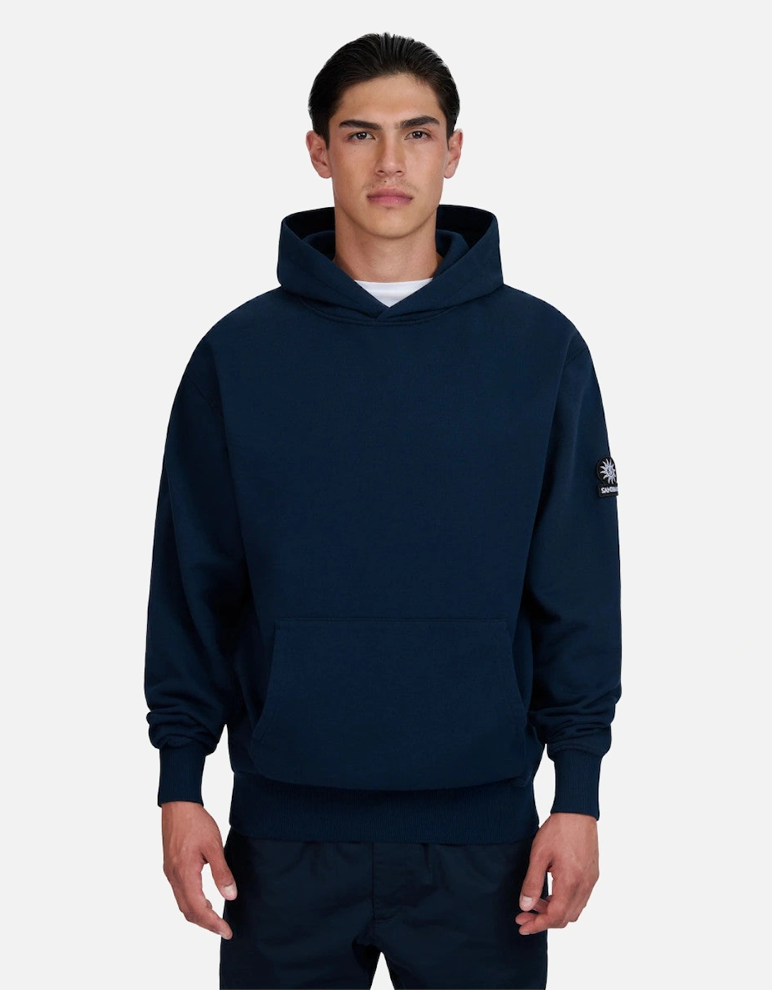 Badge Logo Hoody Navy