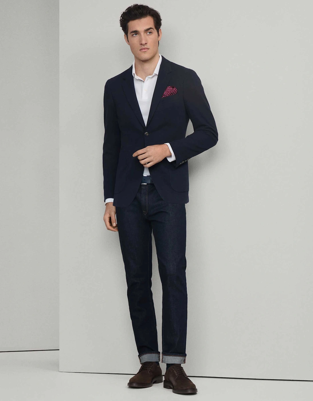 Slim Fit Rinse Wash Jeans