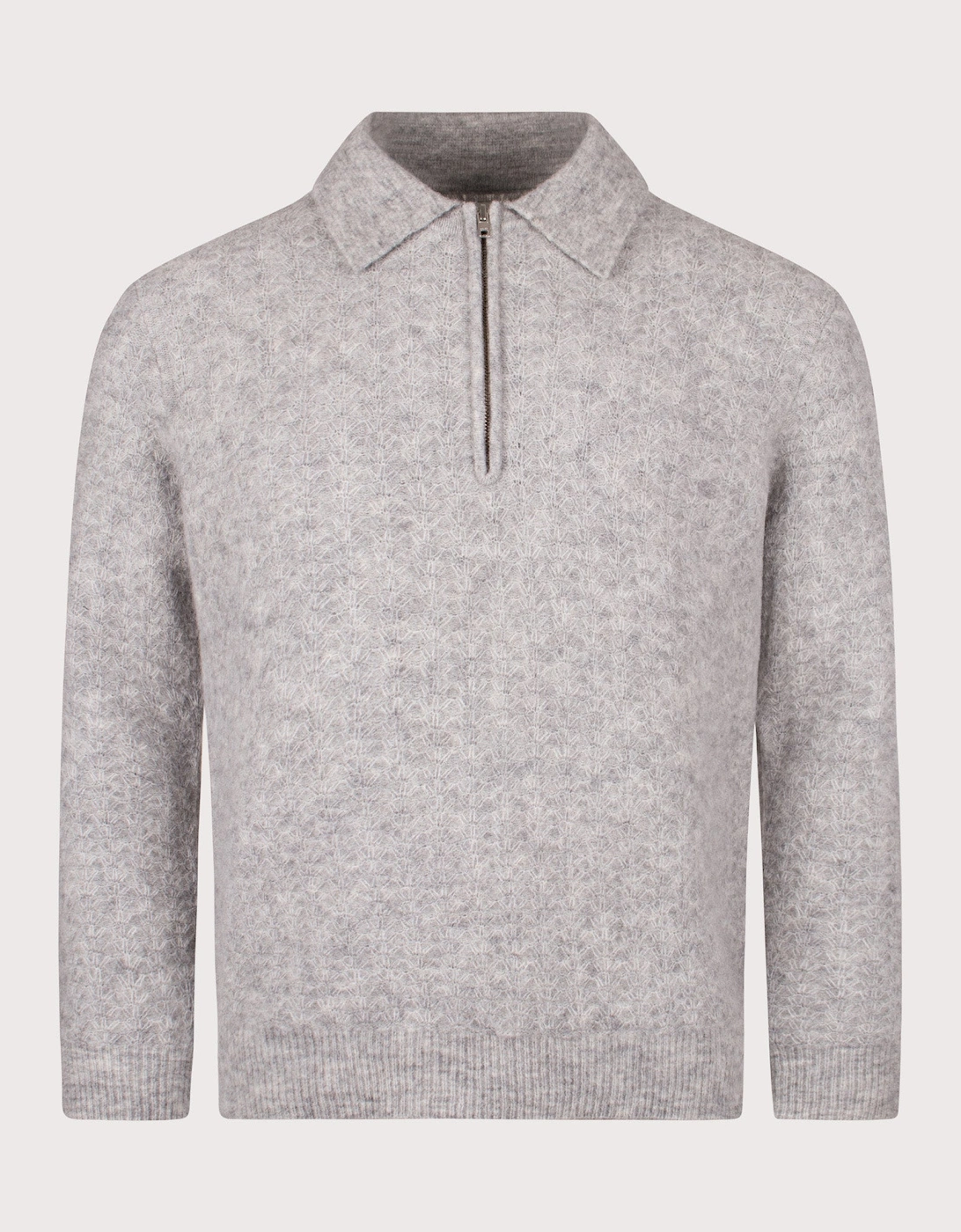 Alfie Quarter Zip Polo Sweatshirt, 3 of 2
