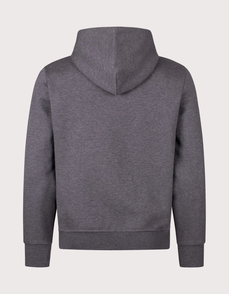 Zip Through Double Knit Hoodie