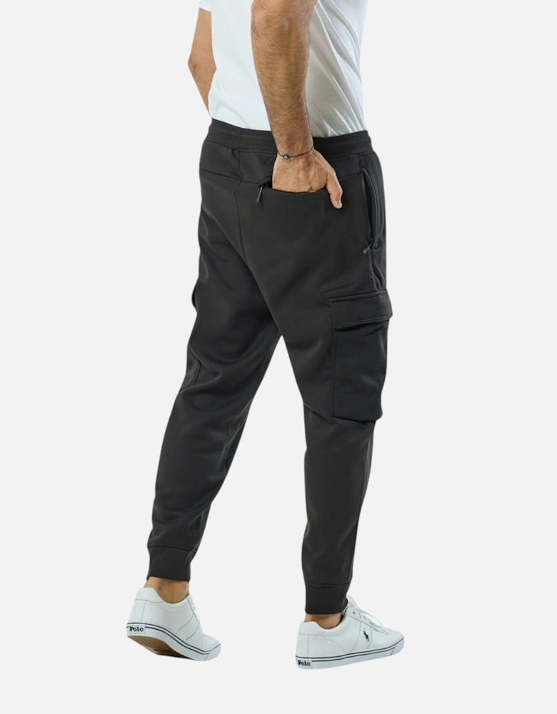 Mens Cargo Joggers Zip Pockets Fleece Gym Trousers Cotton Bottom Track Pants New