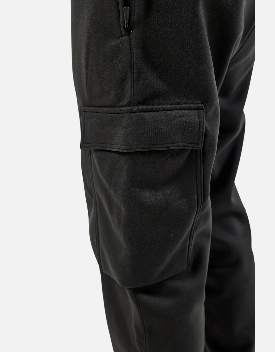 Mens Cargo Joggers Zip Pockets Fleece Gym Trousers Cotton Bottom Track Pants New