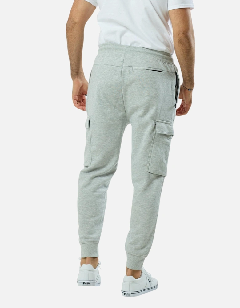 Mens Cargo Joggers Zip Pockets Fleece Gym Trousers Cotton Bottom Track Pants New