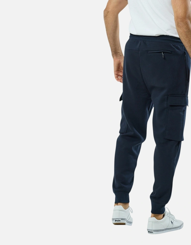 Mens Cargo Joggers Zip Pockets Fleece Gym Trousers Cotton Bottom Track Pants New