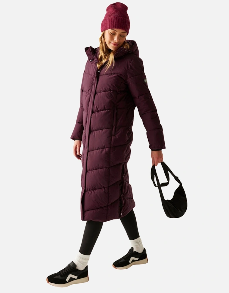 Womens Eloria Water Repellent Longline Padded Jacket
