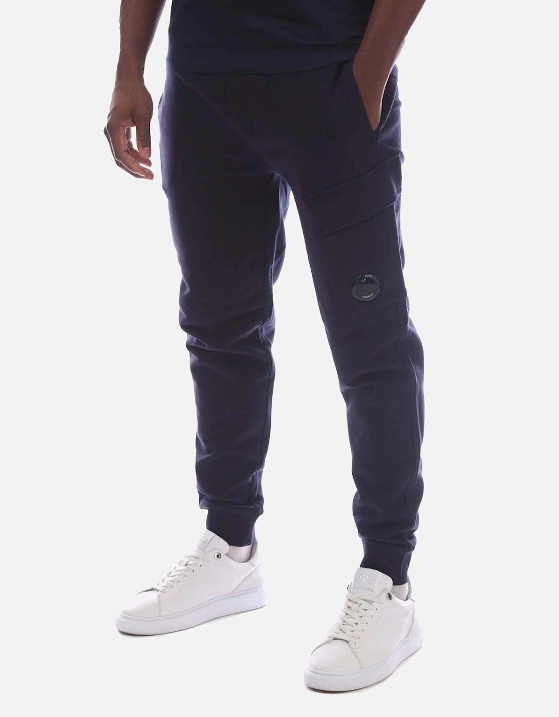Diagonal Raised Fleece Lens Sweatpants