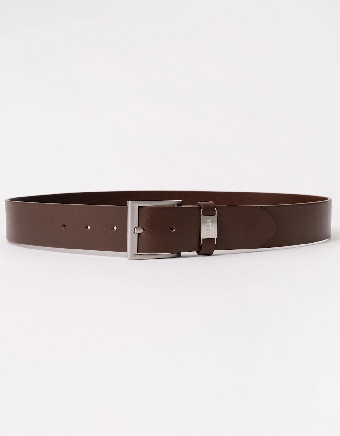 Hugo Boss Men's Brown Boss Orange Connio Leather Belt Nos - Dark 202  W34