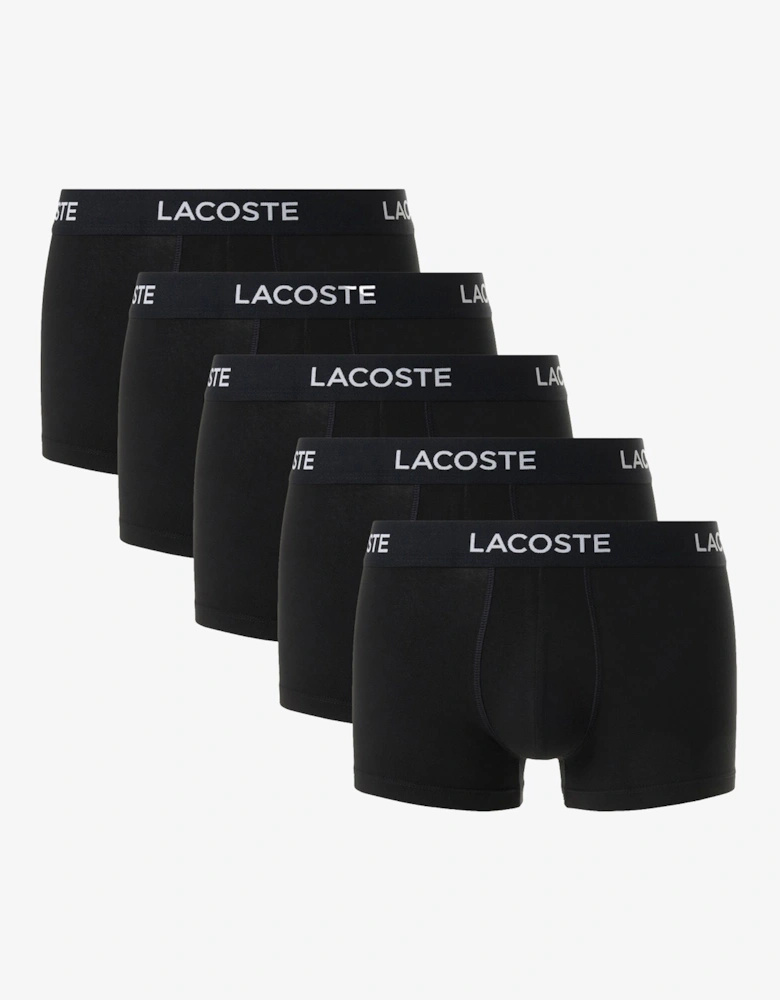 5-Pack Mens Trunks - Black 031