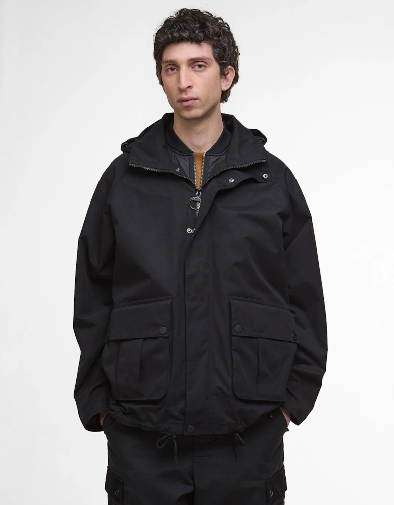 Wading Spey Showerproof Jacket BK11 Black