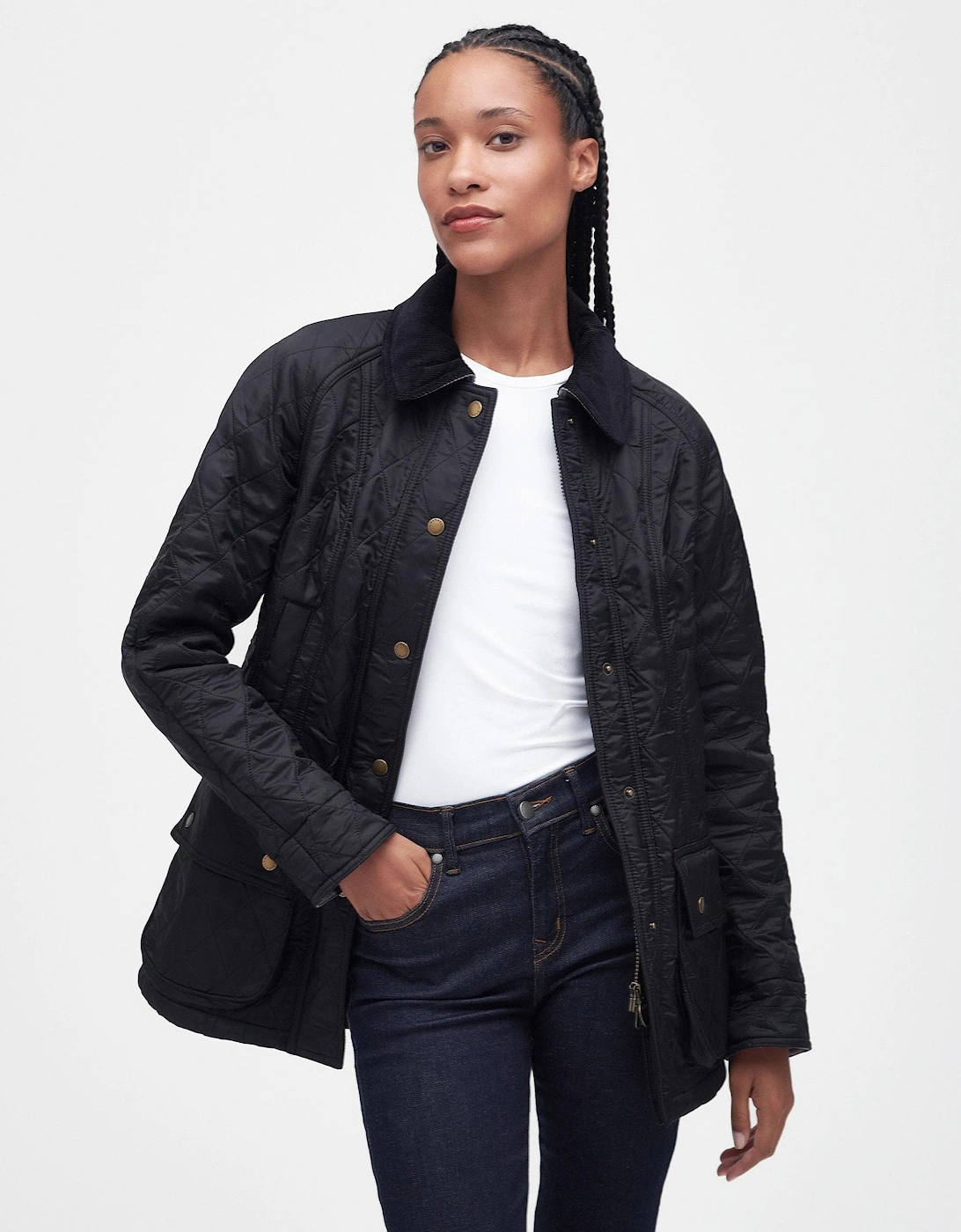 Beadnell Polar Womens Jacket - Black/Black, 10 of 9