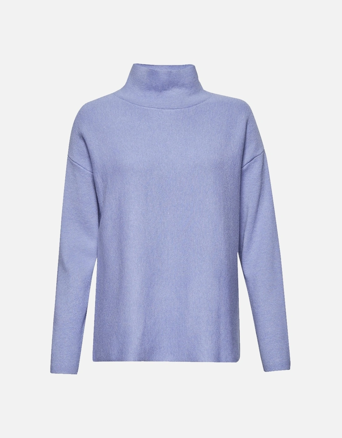 Great Plains Mikita Milano Polo Neck Womens Jumper - Wisteria Blue, 2 of 1