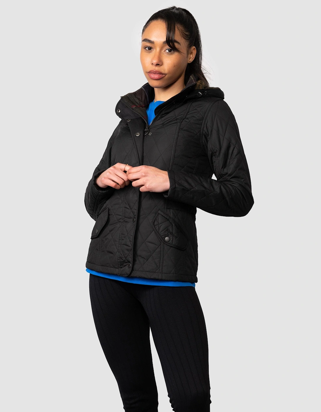 Millfire Quilted Womens Jacket - Black/Classic, 6 of 5