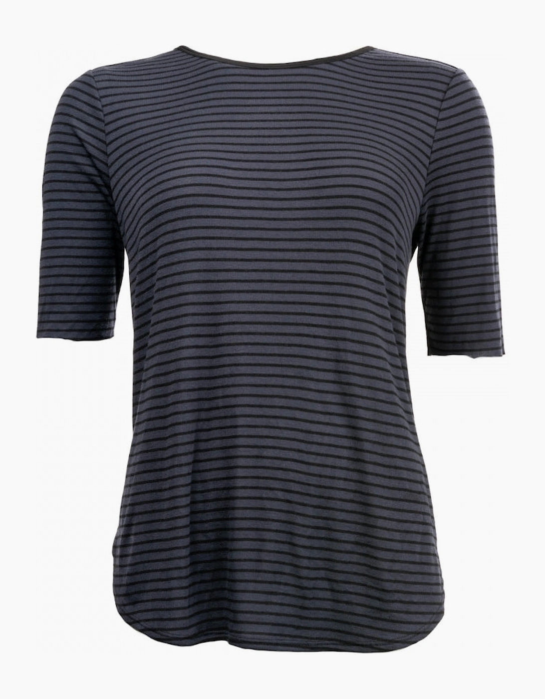 Maison Scotch Women's Maison Scotch S/S Zip Closure Womens Top - Combo B - Black