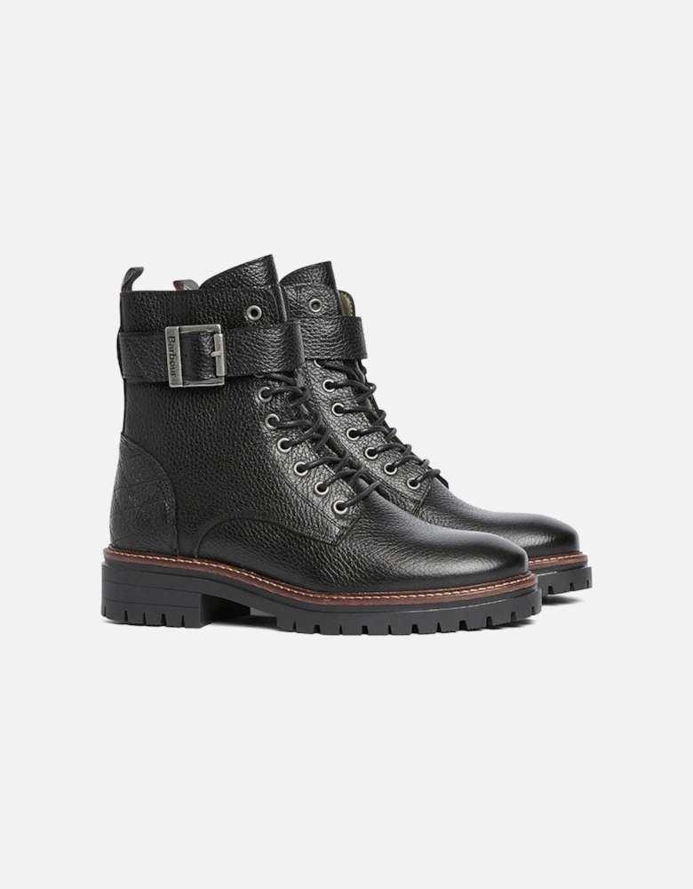 Heidi Womens Lace Up Boot - Black