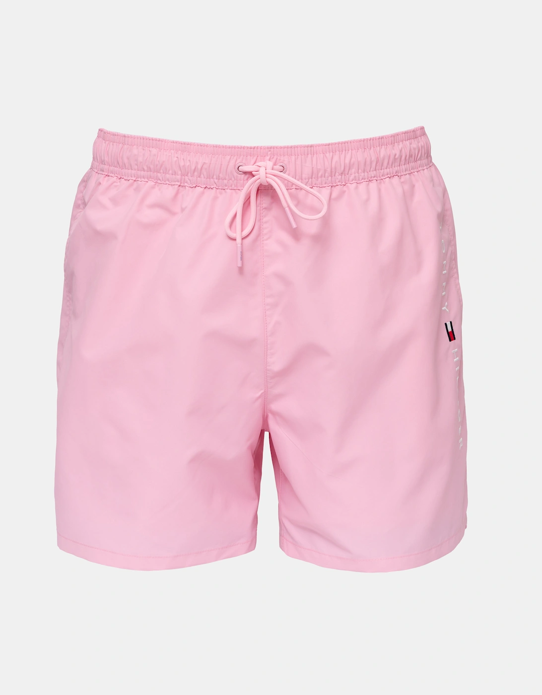 Medium Drawstring Mens Swim Shorts - Classic Pink, 2 of 1