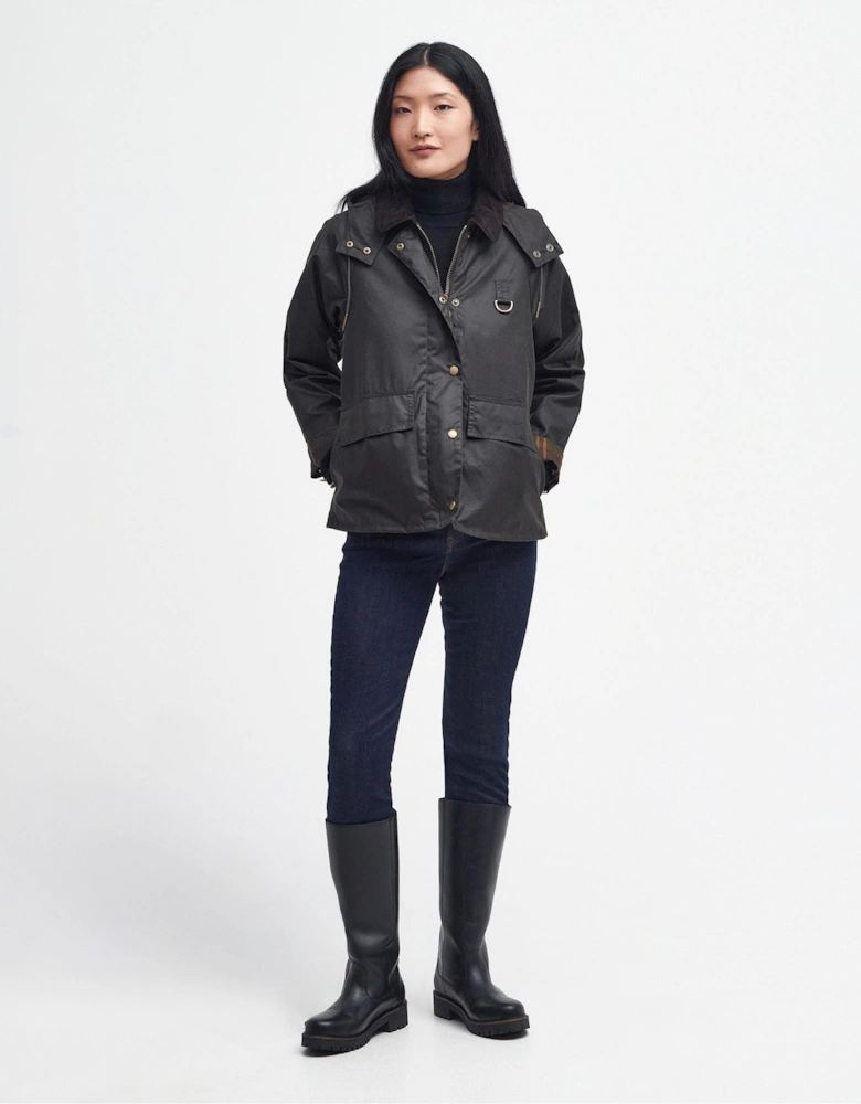 Avon Wax Womens Jacket - Olive/Classic