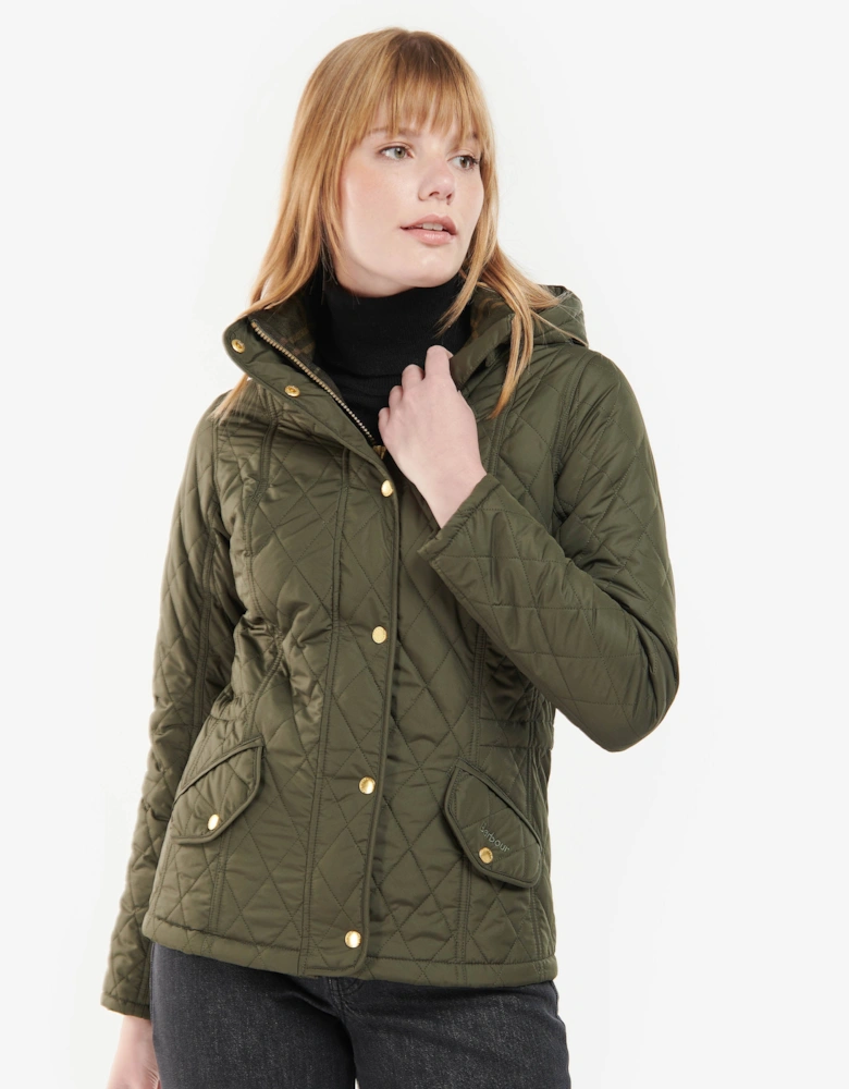 Millfire Quilted Womens Jacket - Olive/Classic