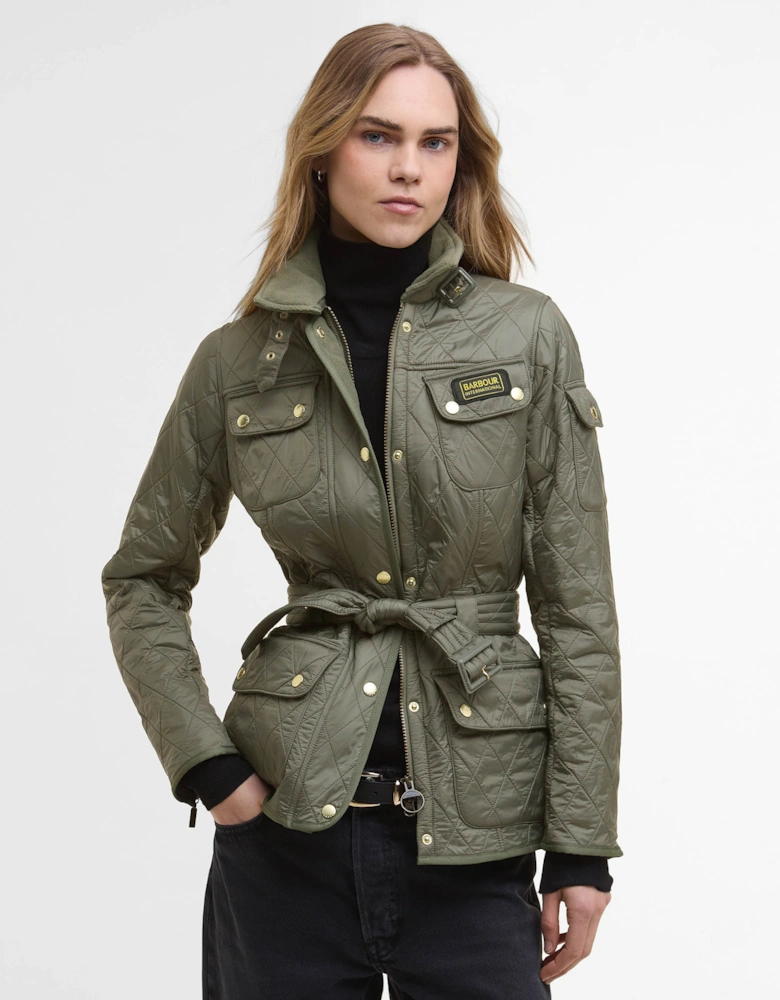 Womens Polarquilt Jacket - Dusky Khaki